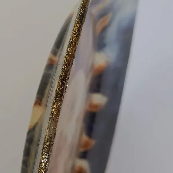 Sun Reverse Decoupage Decorative Plate - Picture 3 of 9